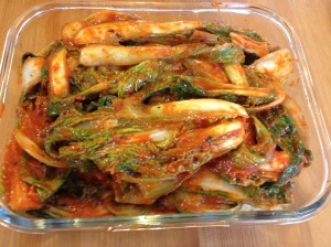 얼갈이배추김치 Spring Korean cabbage kimchi 